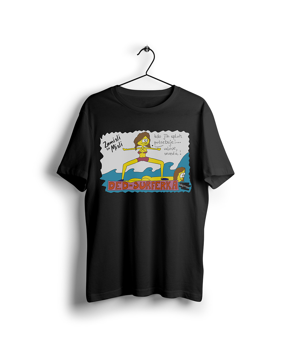 Idejotizem | Dedsurferka | Majica - slika 2